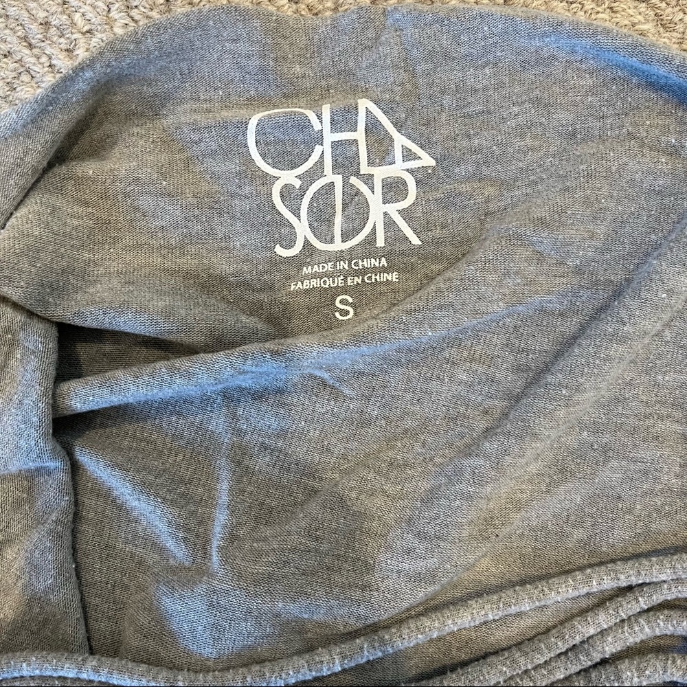 Chaser Brand Love Knit Strappy Back Fleece Pullover - Picture 3 of 4